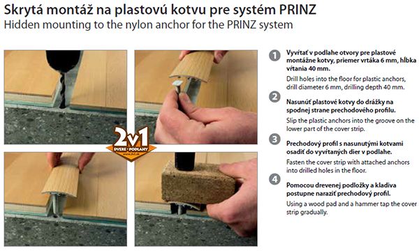 Montáž profilov