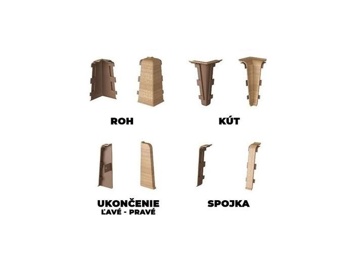 05 - Dub windston - Komponenty k lište INDO